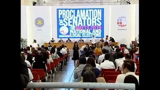 12 na mga bagong halal na senador, naiproklama na