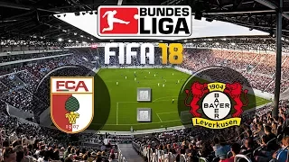 FIFA 18 Bundesliga FC Augsburg : Bayer 04 Leverkusen | Gameplay Deutsch Livestream