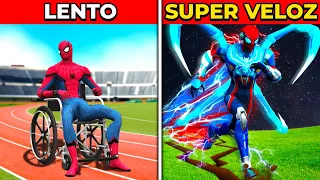 EVOLUI O HOMEM-ARANHA PARA O +VELOZ DO MUNDO!!! (GTA 5)