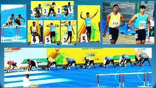 Boys 110m Hurdles Final In 5th Khelo India Youth Games 2023 Bhopal #110mhurdles