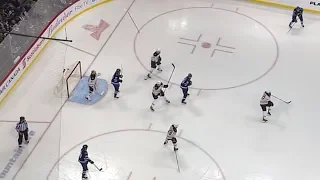 Mark Scheifele has stick launched into orbit by Zdeno Chara