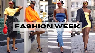 NEW YORK FASHION WEEK VLOG 2! It was the link ups, runway fashion & shopping for me! | MONROE STEELE