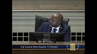 MONTGOMERY CITY COUNCIL WORK SESSION (11/15/22)