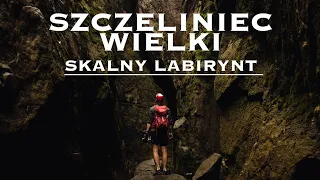 SZCZELINIEC WIELKI - GÓRY STOŁOWE - KORONA GÓR POLSKI  - Zejście do Piekiełka i skalny labirynt.