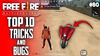 Top 10 New Tricks In Free Fire | New Bug/Glitches In Garena Free Fire #80