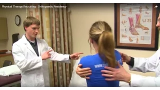 Physical Therapy Recruiting - Orthopaedic Residency