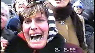 Разгон митингов в Тбилиси 02.02.1992 год