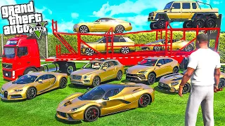 ГАНГСТЕР УГНАЛ КУЧУ ЗОЛОТЫХ СУПЕРКАРОВ из БУДУЩЕГО! - GTA 5 РЕАЛЬНАЯ ЖИЗНЬ (МОДЫ ГТА 5)