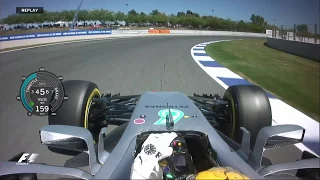 2017 Spanish Grand Prix: Lewis Hamilton Pole Lap