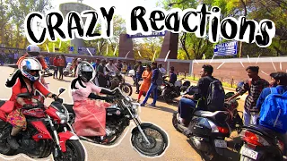 PUBLIC REACTION RIDING MOTORCYCLES DRESSED AS WOMEN (PART 3) | INSANE REACTIONS!!! NOT A CLICKBAIT!!