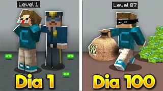 PASSEI 100 DIAS SENDO LADRÃO NO MINECRAFT - VIDA DE LADRÃO - O FILME