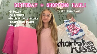 14TH BIRTHDAY + SHOPPING HAUL! *2023*