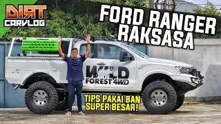 SAYA TERLIHAT KECIL DISAMPING FORD RANGER FOREST 4X4 | DIRT CARVLOG #272