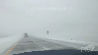 3-25-2024 Ground Blizzard in Western Kansas Along I-70