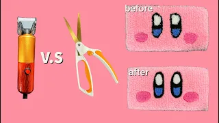 SCISSORS V.S SHAVERS RUG CLEANING