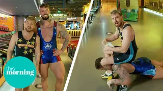 Sam Thompson Takes on the Gladiators in the Ultimate Challenge | This Morning