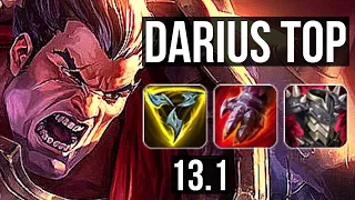 DARIUS vs YORICK (TOP) | Rank 5 Darius, 2.0M mastery, 500+ games, Godlike | EUW Challenger | 13.1