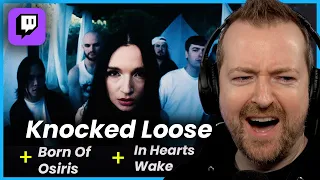 Reactions to Knocked Loose + Born Of Osiris + In Hearts Wake + More (Twitch Stream)