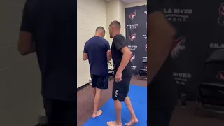 Nate and Nick Diaz Workout Backstage ahead of UFC 263