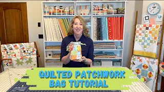 Quilted Patchwork Bag Tutorial