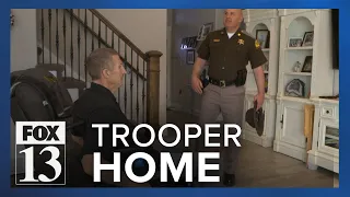 UHP trooper injured in overpass fall back home, calls support 'unbelievable'