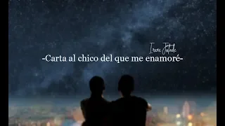 Carta al chico del que me enamoré - Irene Jotadé