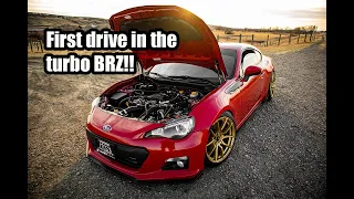 TAKING MY TURBO BRZ ON IT'S FIRST DRIVE