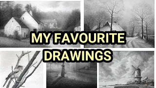 26 Of My Favourite Graphite Drawings - All projects For You To Try