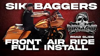 Dirty Air Front Air Ride FULL INSTALL Harley Davidson Road Glide - HOW TO