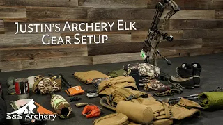 Justin's Archery Elk Gear Setup