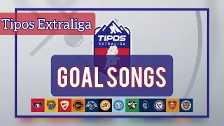 Ranking of goal songs from TIPOS EXTRALIGA! (2020/21)