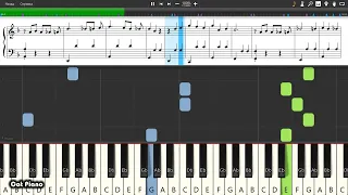 Edith Piaf - La foule - Piano tutorial and cover (Sheets + MIDI)