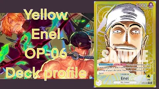 Thunderous Reign In OP06 - One Piece OP-06 Yellow Enel
