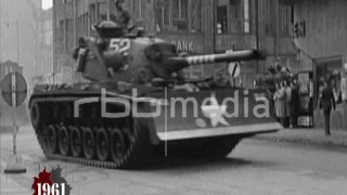 Tanks at Checkpoint Charlie, 1961