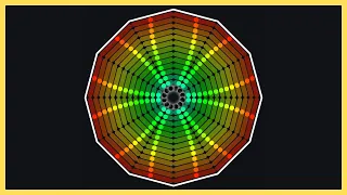 This Dodecagon Pendulum Wave Is So TRIPPY | Chromatic Scale | Polyrhythms