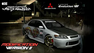 Modif Mitsubishi Lancer Evolution 8 versi II - Nfs Most Wanted Indonesia | Mod (2022)