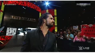 Seth Rollins Returns - Entrance to RAW 2016 - Español