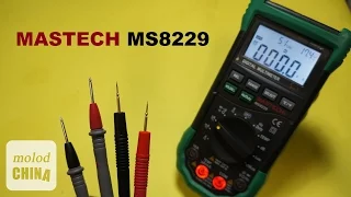 Мультиметр Mastech SM8229. #Обзор.