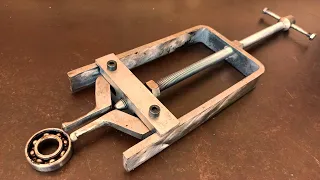 MAKE A BLIND HOLE BEARING PULLER // BEARING PULLER DIY