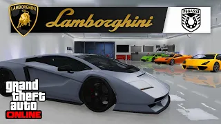 Ultimate Lamborghini Garage (with Real Life Cars) in GTA 5 Online