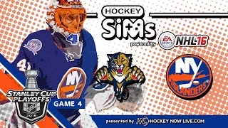 Panthers vs Islanders: Game 4 (NHL 16 Hockey Sims)