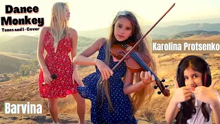 Dance Monkey - Karolina Protsenko (feat. Barvina) Tones And I (Cover) REACTION MUSIC VIDEO!!!