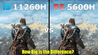 i5 11th Gen 11260H vs Ryzen 5 5600H RTX 3050 Gaming Test - Dell G15 - How Big is the Difference?