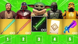 The *RANDOM* STAR WARS BOSS Challenge in Fortnite