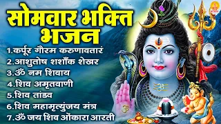 सोमवार भक्ति भजन : कर्पूर गौरम करुणावतारं, ॐ नमः शिवाय, आशुतोष शशाँक शेखर, शिव अमृतवाणी व शिव आरती