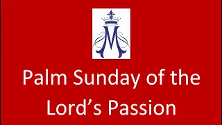 Palm Sunday of the Lord's Passion (Sat. 5 PM) - March 23, 2024