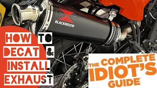 IDIOTS GUIDE - KTM 890 ADVENTURE HOW TO INSTALL DECAT & EXHAUST