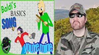 Baldi's Basics Song (You're Mine) - Lyric Video - Dagames - Reaction! (BBT)