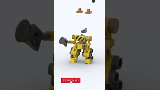 LEGO MOC Mech :  Transform Mech Battle Mode Building Animation #shorts #legomoc #afol