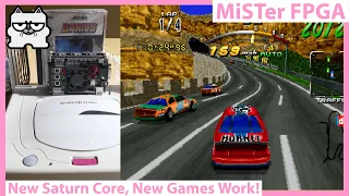 MiSTer FPGA Sega Saturn Core Testing! New Core, New Games Working and Improvements!